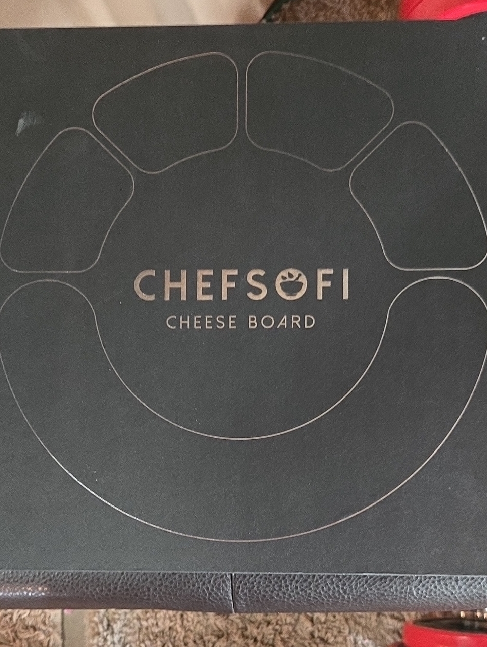 ChefSofi Cheese Board - Black NIB